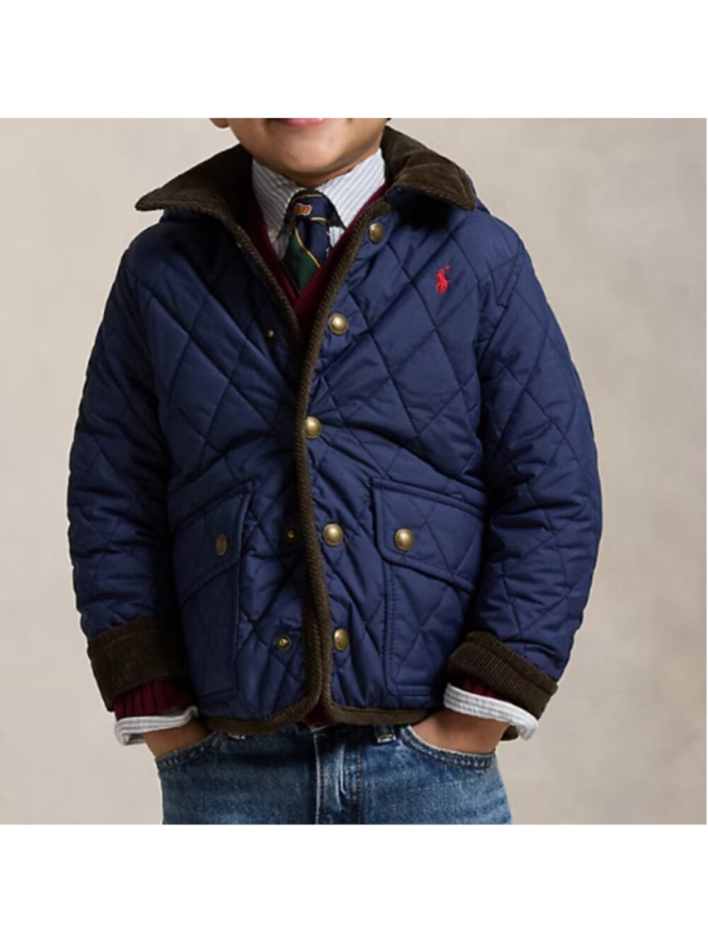 Ralph Lauren Quilted Barn Jacket Size 9 Months